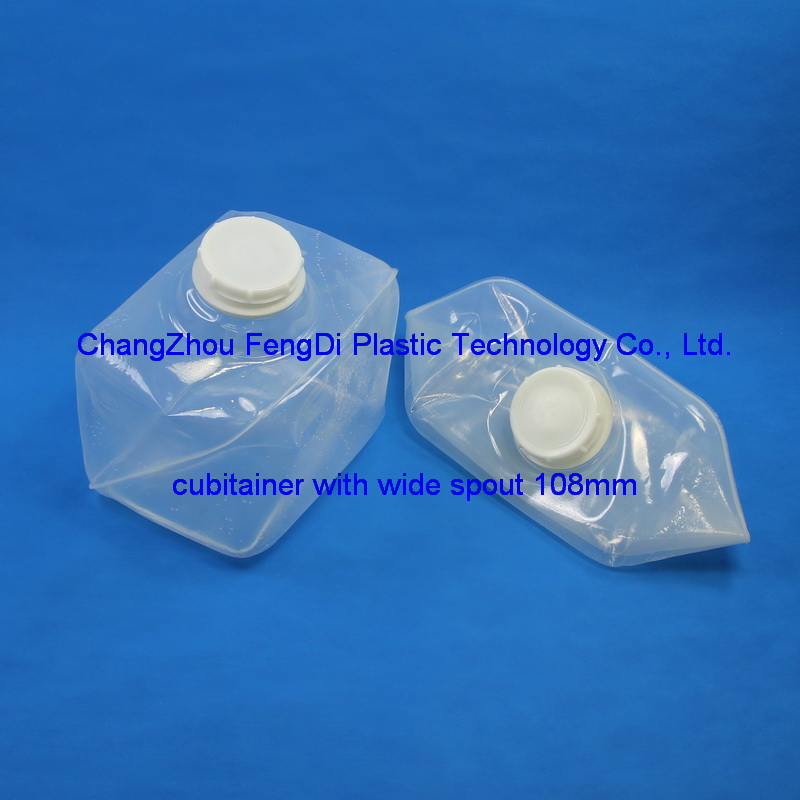 25 Liter Cubitainer mit 108 mm breitem Auslauf