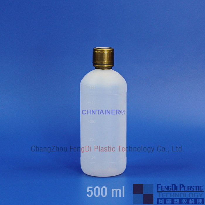 500 ml Alkohollösung runde Flasche mit Induktionsdichtungskappe
