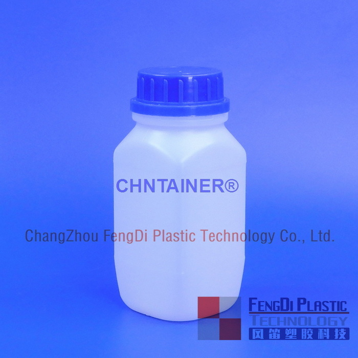 500 ml breite Mundplastik -Probenflasche mit manipulierter beobachteter Schraubenkappe