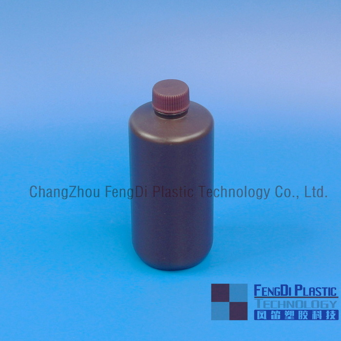 Braune 500-ml-Flasche für die Verpackung der Sondenwaschlösung der SIEMENS ADVIA-Serie